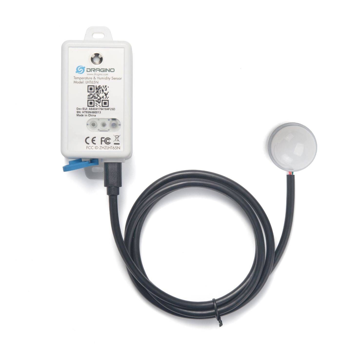 Dragino LHT65 environmental sensor for temperature, humidity, and illumination